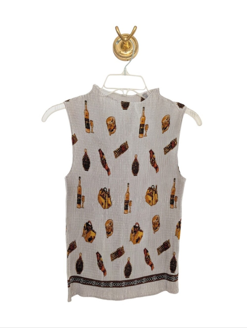Plisse Printed Tank